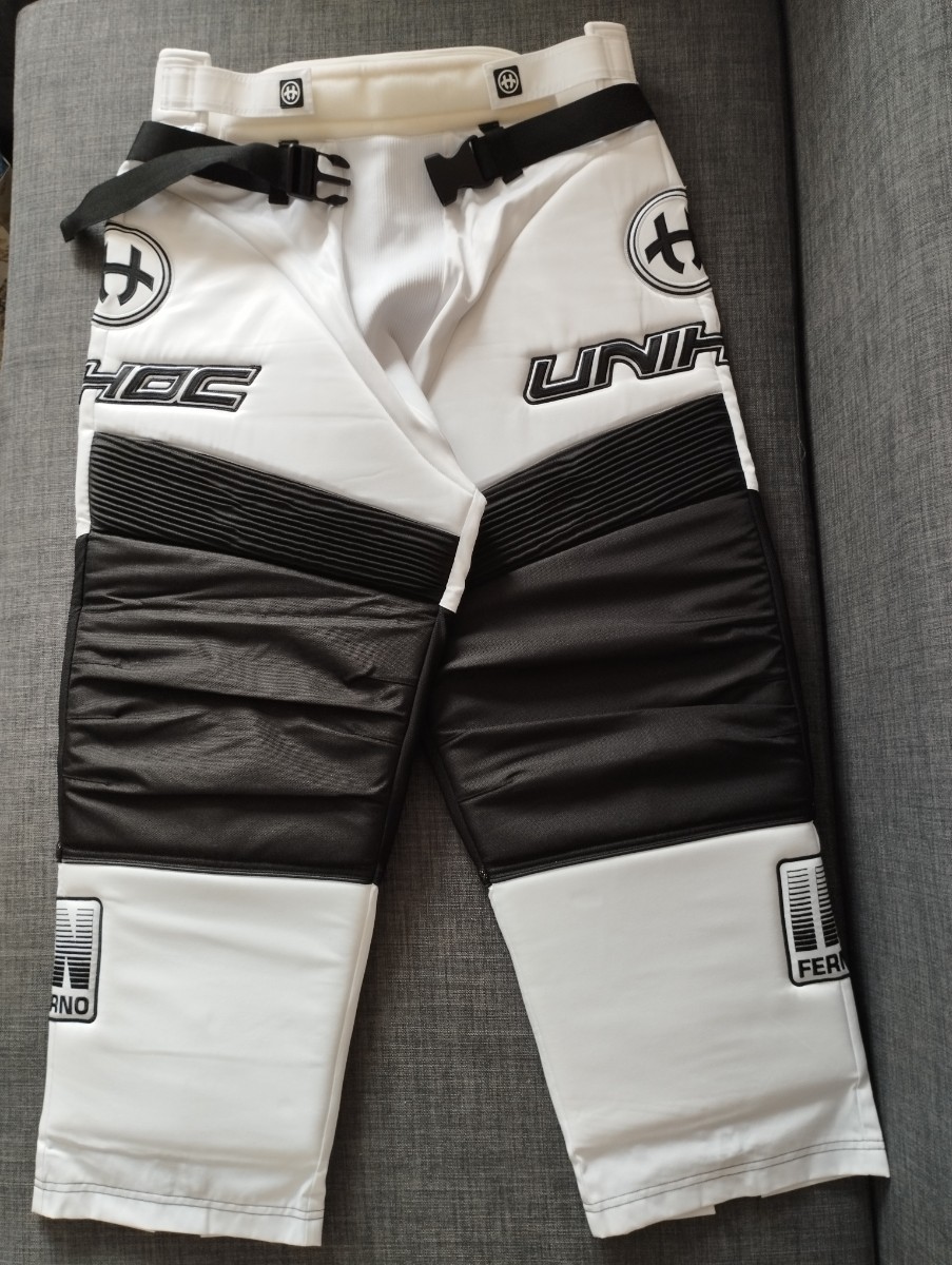 Unihoc Goalie pants Inferno all white